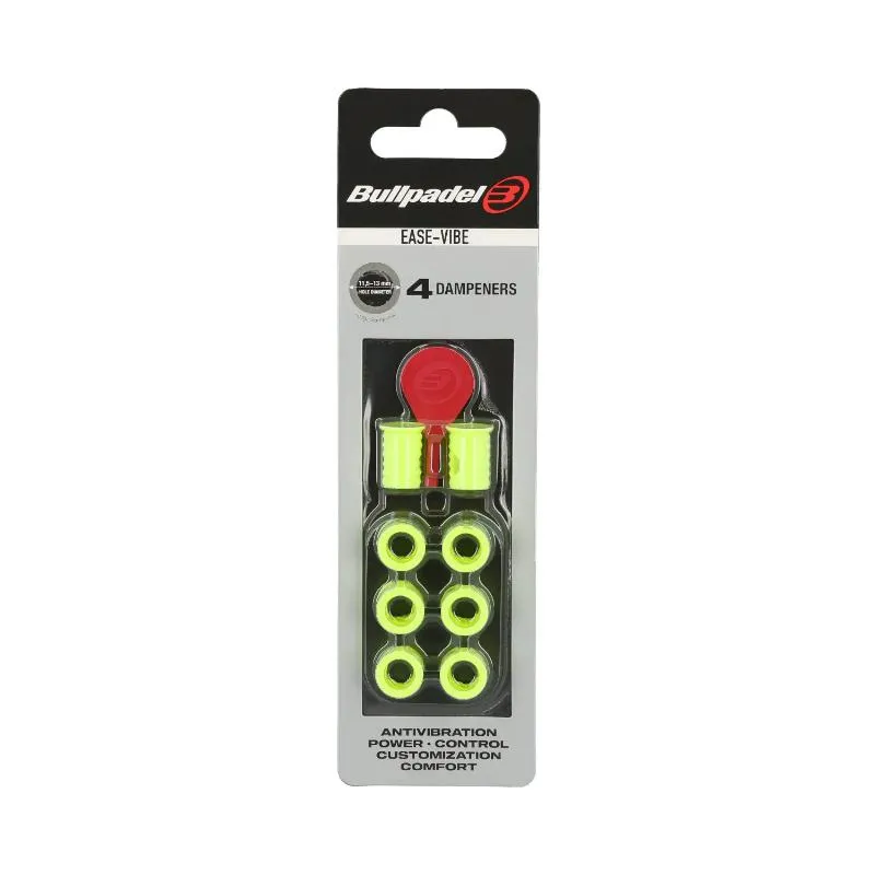 Bullpadel Ease Vibe Amarelo Enxofre Fluor Antivibrador