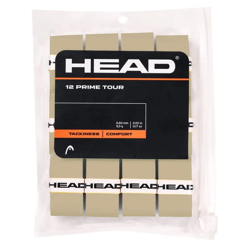 Blister Overgrips Head Prime Tour Gray 12 Einheiten