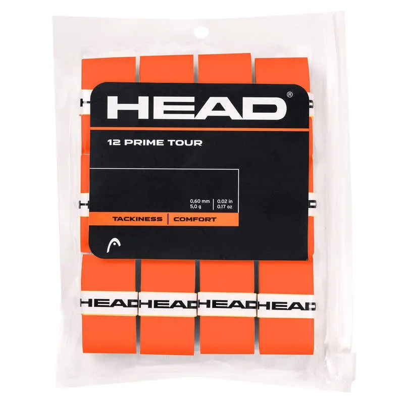 Blister Overgrips Head Prime Tour Orange 12 Einheiten