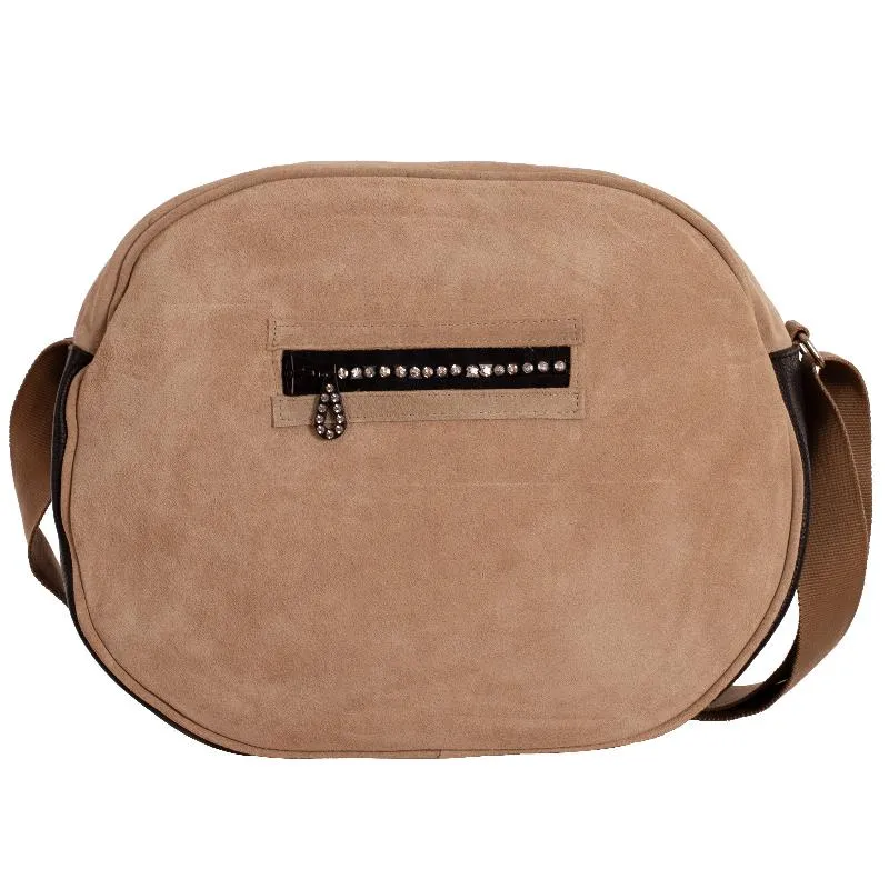 Bolsa Vibora Diva Swarovski Marrom
