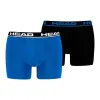 Head Basic Blau Indigo Schwarz Boxershorts 2 Einheiten