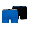 Head Basic Blau Indigo Schwarz Boxershorts 2 Einheiten