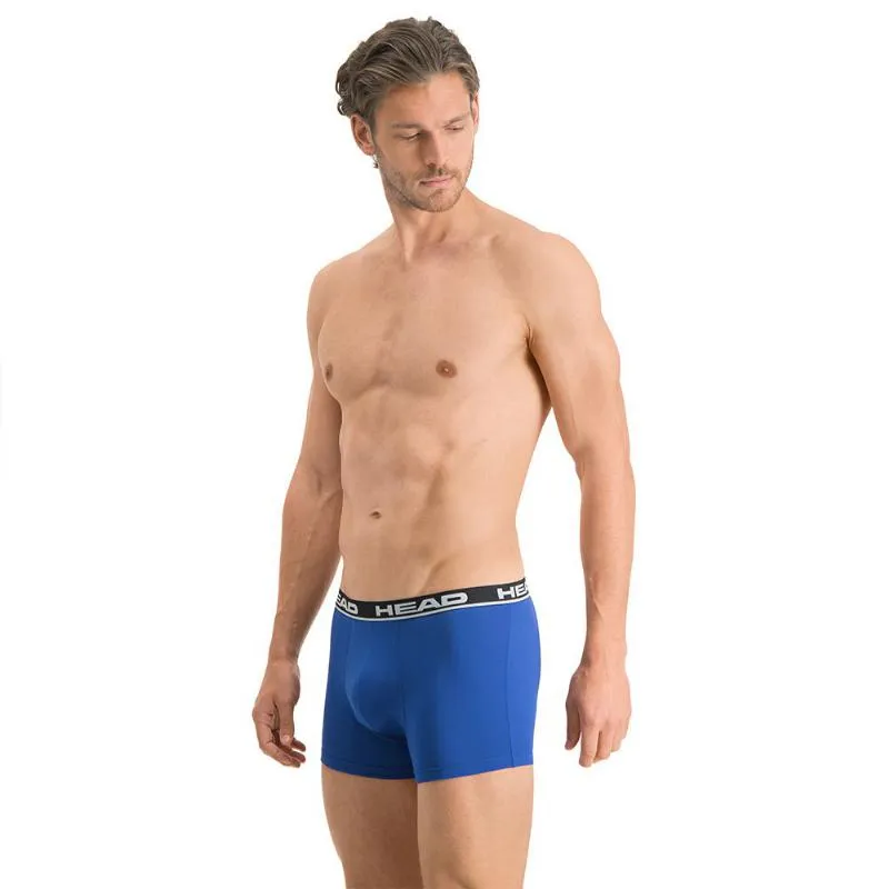 Head Basic Boxershorts Blau Schwarz 2 Stuck