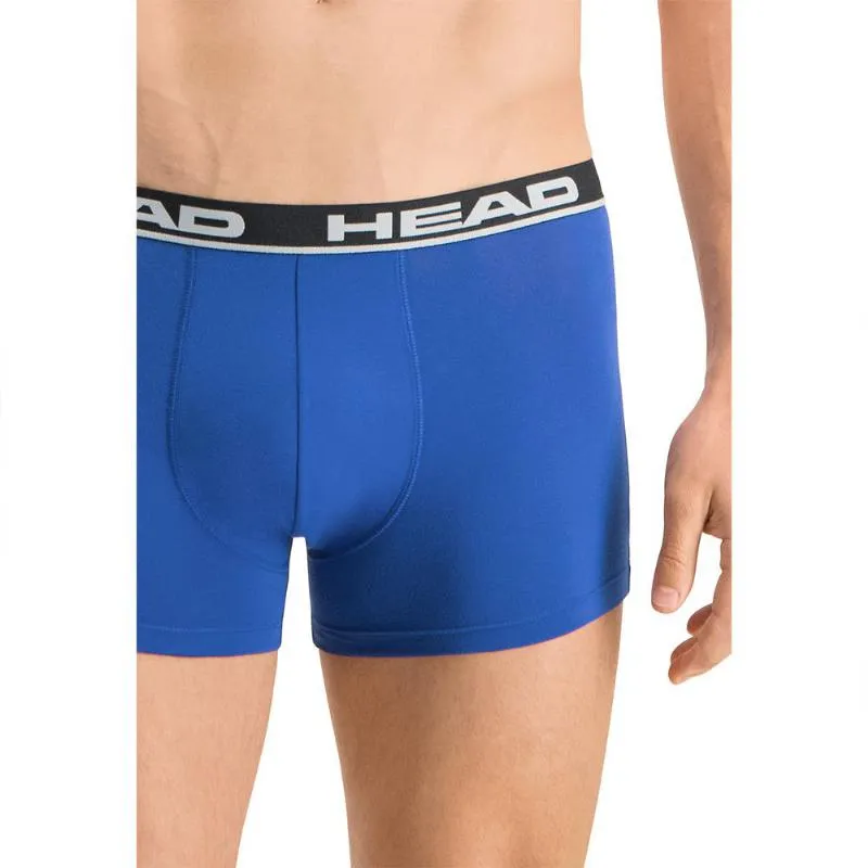 Head Basic Boxershorts Blau Schwarz 2 Stuck