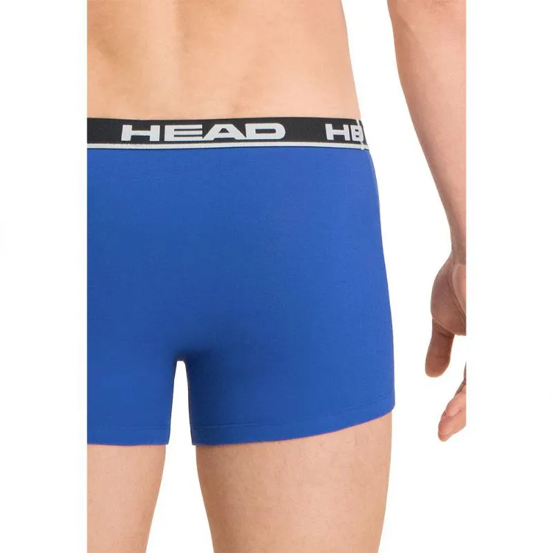 Head Basic Boxershorts Blau Schwarz 2 Stuck