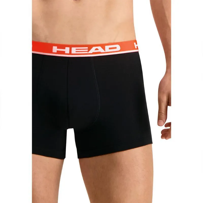 Head Basic Boxershorts Grau Rot 2 Stuck
