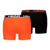 Head Basic Orange Schwarz Boxershorts 2 Einheiten