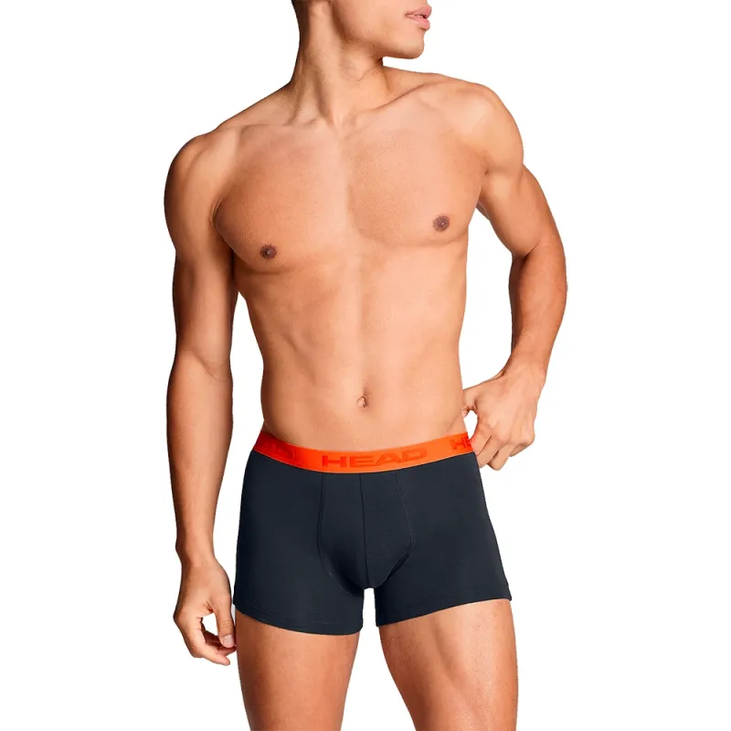 Boxershorts Kopf Orange Blau Schwarz 2 Einheiten