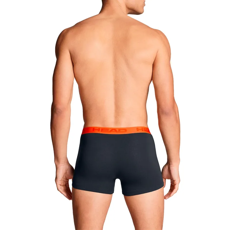 Boxershorts Kopf Orange Blau Schwarz 2 Einheiten