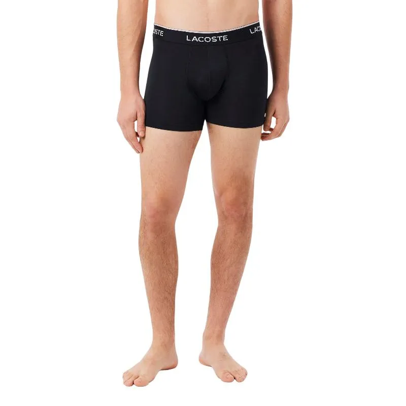 Lacoste Microfiber Black Boxers 3 Einheiten