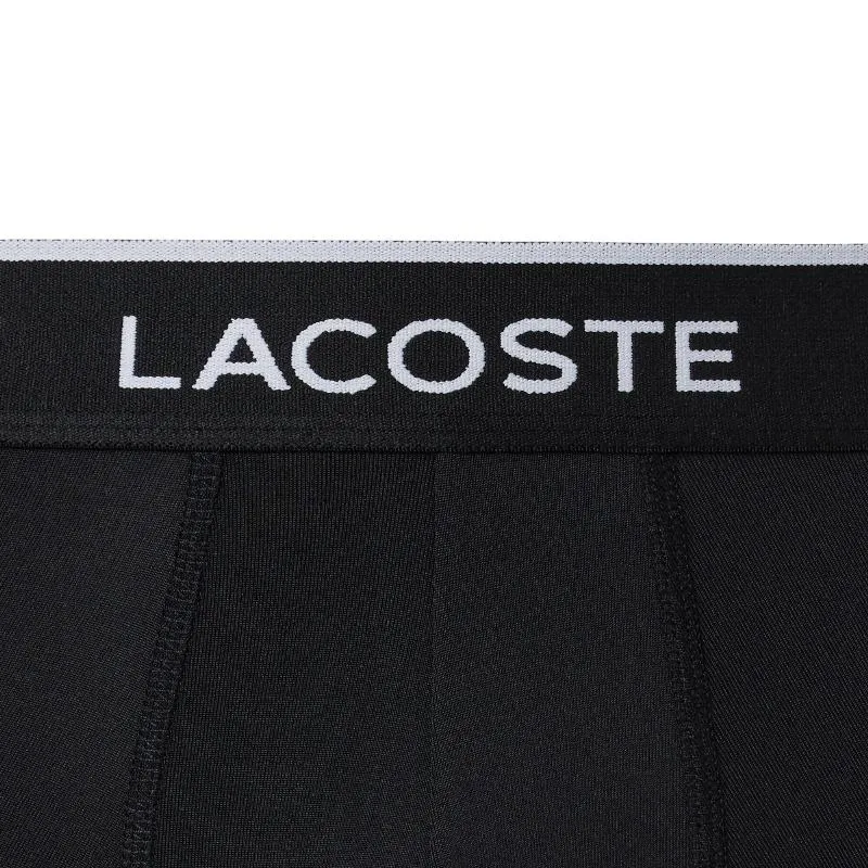 Lacoste Microfiber Black Boxers 3 Einheiten