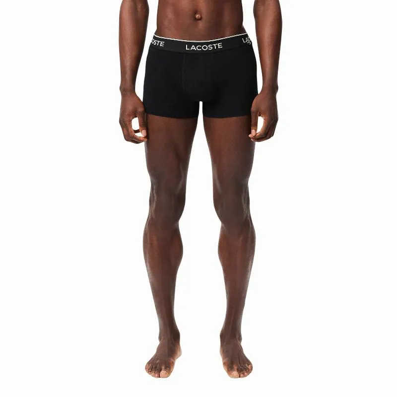 Lacoste Schwarz Weiß Grau Vigore Boxershorts 3 Einheiten