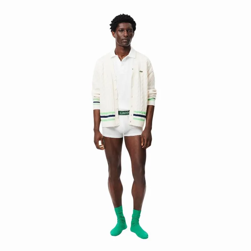 Lacoste Schwarz Weiß Grau Vigore Boxershorts 3 Einheiten