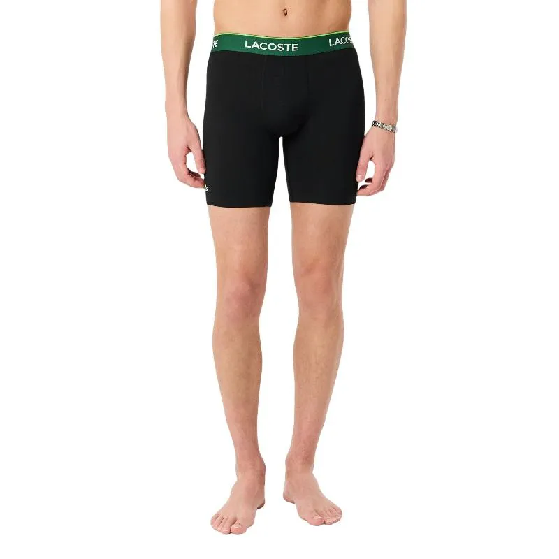 Lacoste Black Green Boxers 3 Einheiten