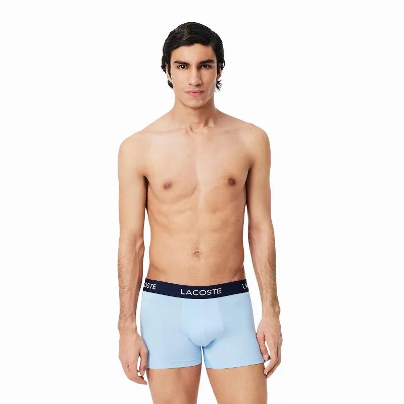 Lacoste Pique Marineblaue Boxershorts 3 Einheiten
