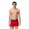 Lacoste Pique Marineblau Weiß Rot Boxershorts 3 Einheiten