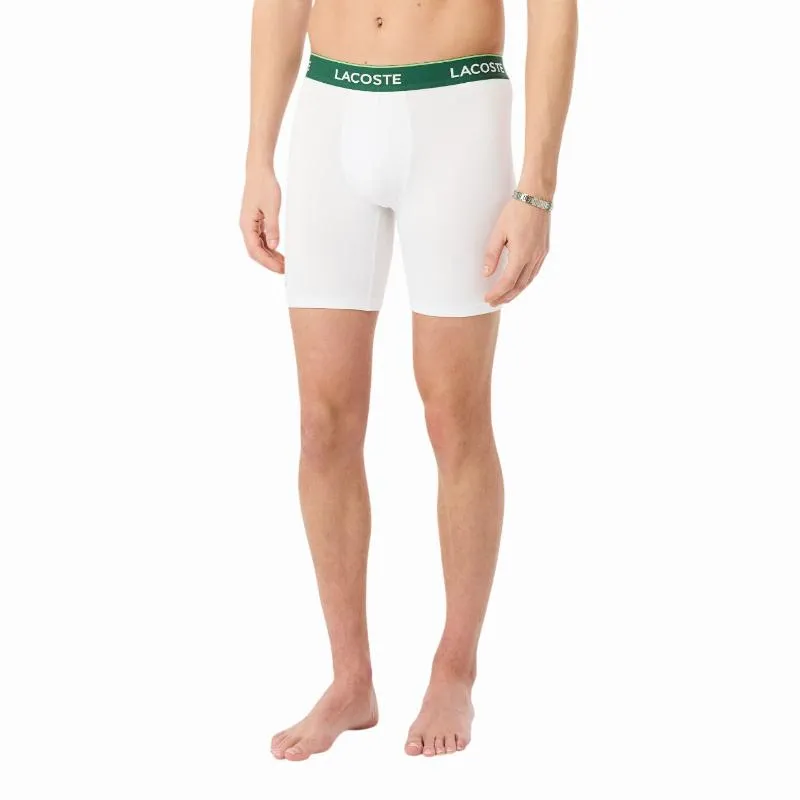 Lacoste Grün Weiß Schwarz Boxer 3 Einheiten