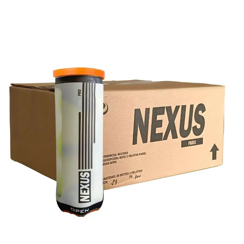 Cajon 72 Pelotas - 24 Botes de 3 uds - Nexus Open
