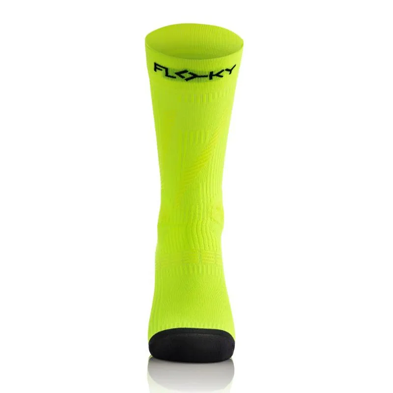 Calcetines Floky Multisport GRF Médio Amarillo Fluor