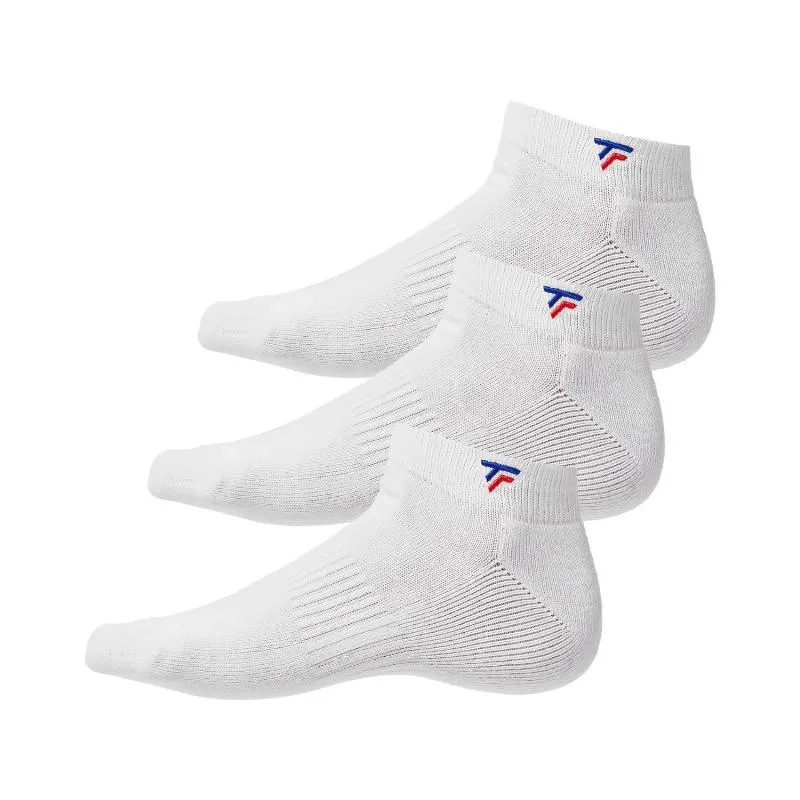 Tecnifibre WeiÃe Socken mit niedrigem Schnitt 3 Einheiten