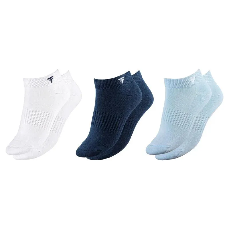 Tecnifibre Low Cut Socks Navy White Glacier 3 Paare