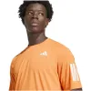 Adidas Club 3 Stripes Orange T-Shirt