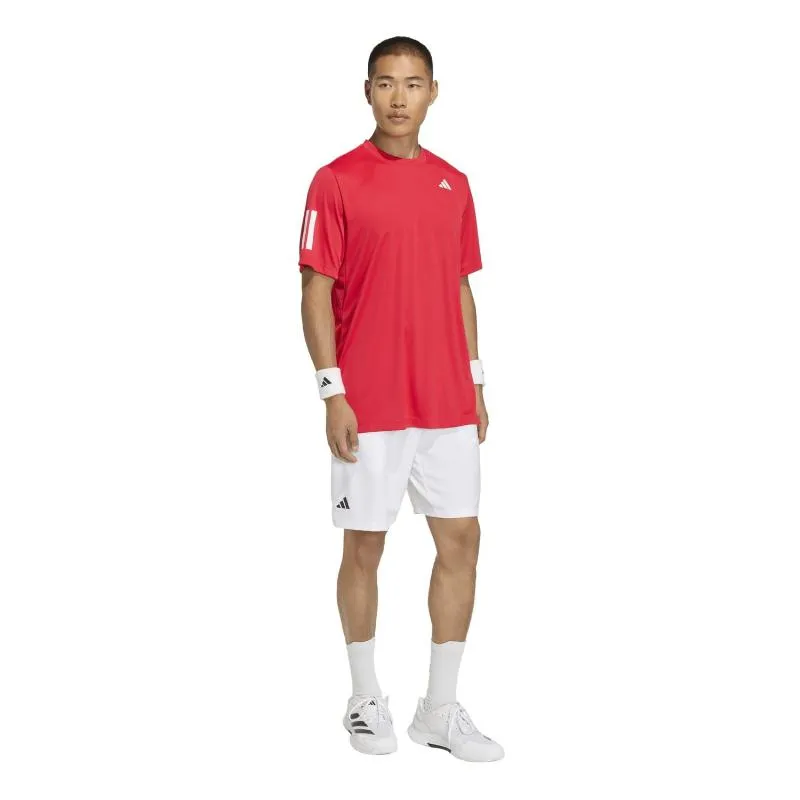 Adidas Club 3 Stripes Ruby T-Shirt