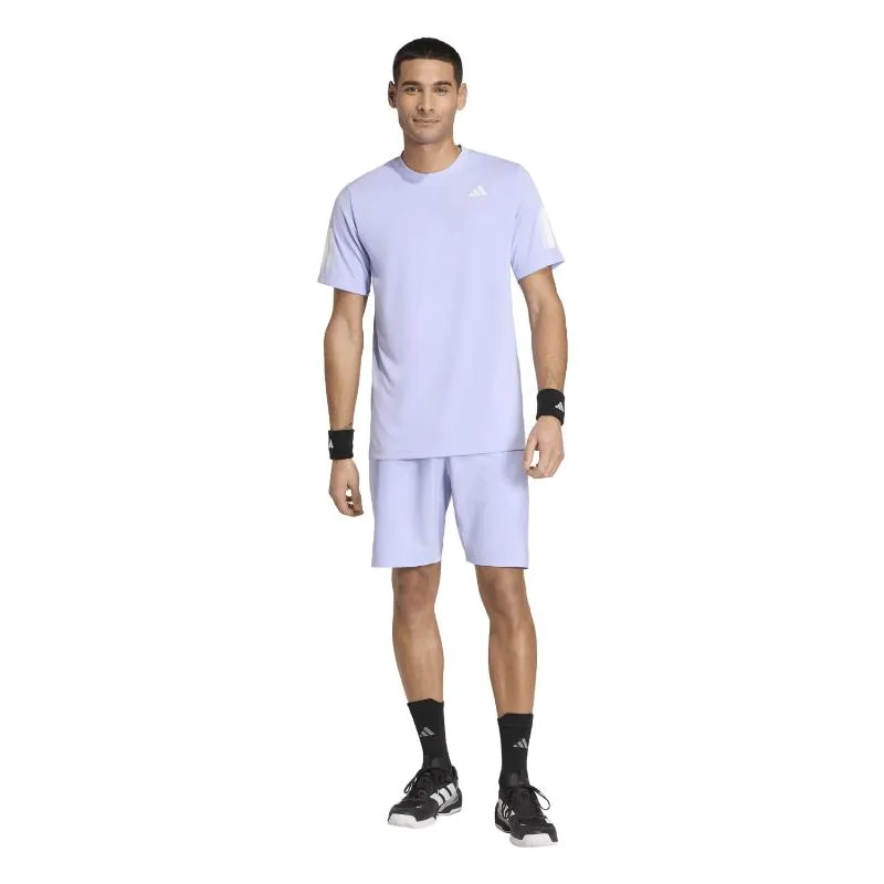 Camiseta Adidas Club 3 Stripes Violeta
