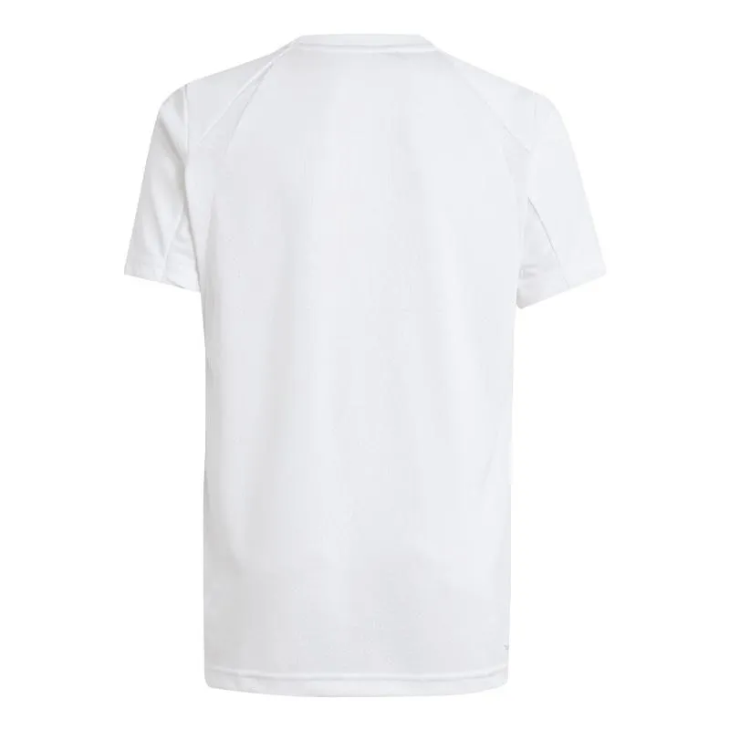 Camiseta branca júnior do Adidas Club