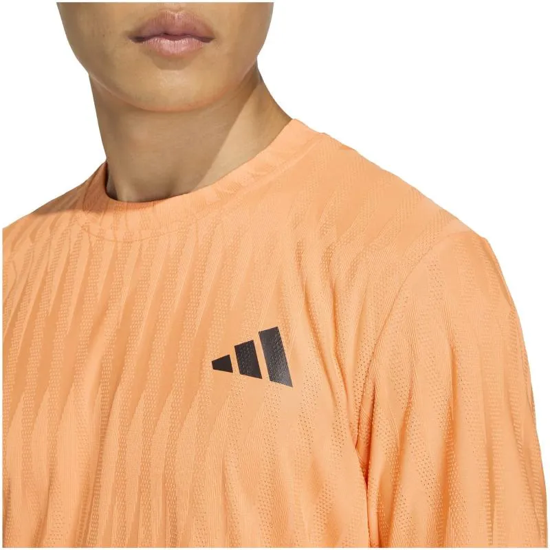 Adidas Freelift Orange-Schwarzes T-Shirt