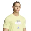 Camiseta Adidas Padel Graphic Verde Lima