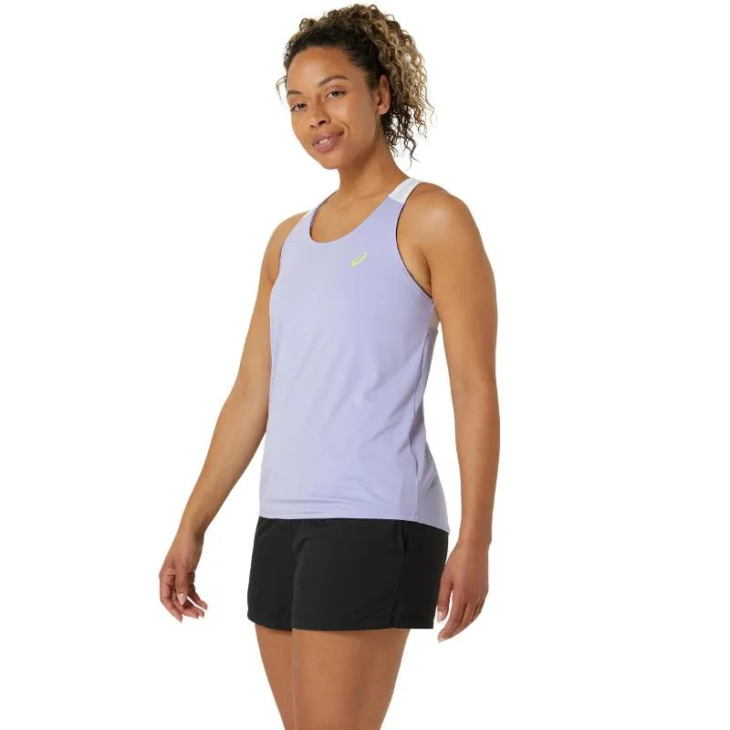 Asics Court Vapor WeiÃ Glanzendes Damen T-Shirt