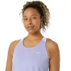 Asics Court Vapor WeiÃ Glanzendes Damen T-Shirt