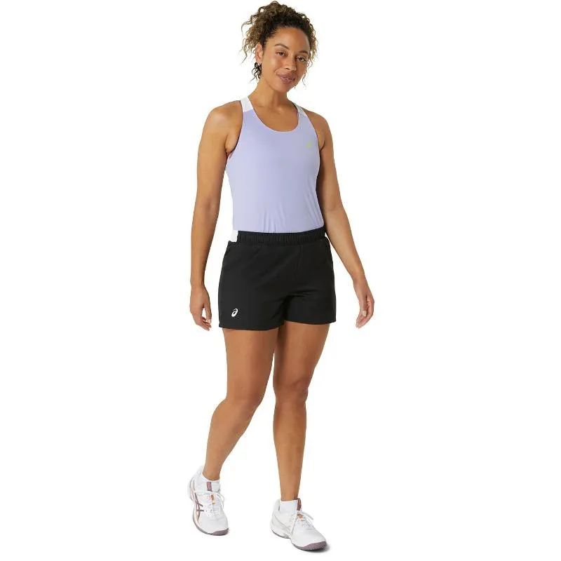 Asics Court Vapor WeiÃ Glanzendes Damen T-Shirt