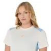 Asics Padel Court Creme Damen T-Shirt