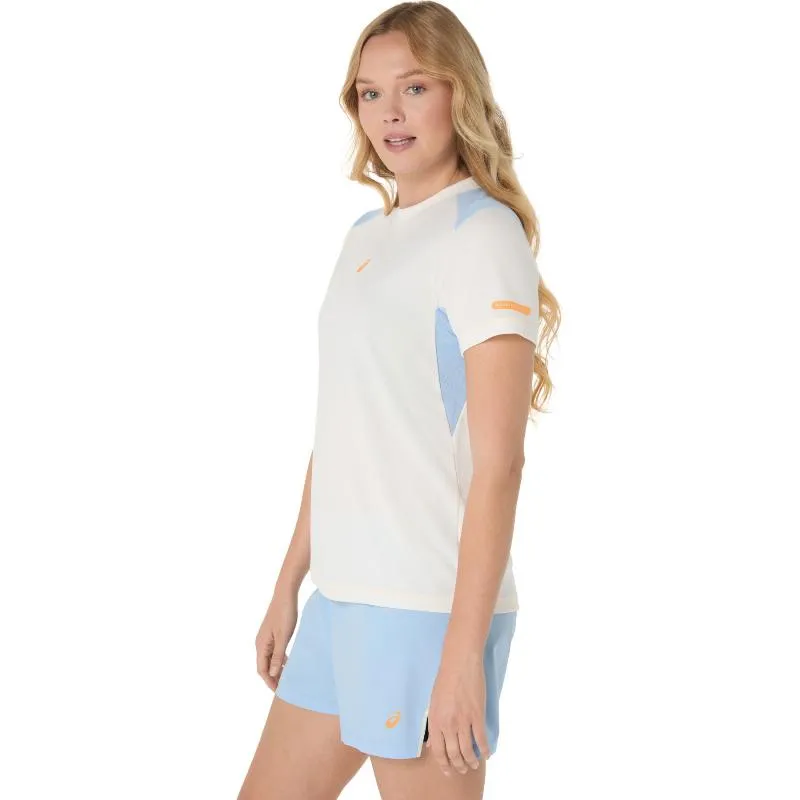 Asics Padel Court Creme Damen T-Shirt