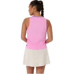 Camiseta Asics Padel Court Rosa Chicle Mujer