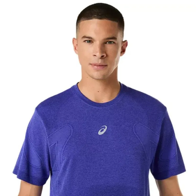 Camiseta Asics Road nahtloser Edelstahl Top Purpura