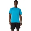 Asics Road SS Top Ägäisblaues T-Shirt