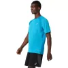 Asics Road SS Top Ägäisblaues T-Shirt