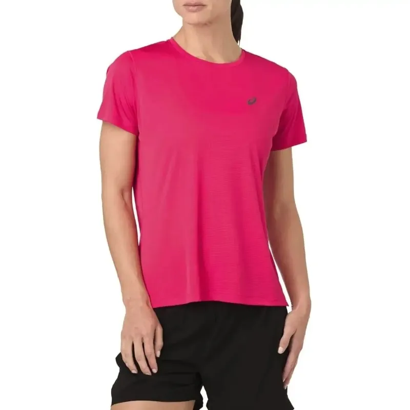 Camiseta Feminina Asics Silver SS Pink