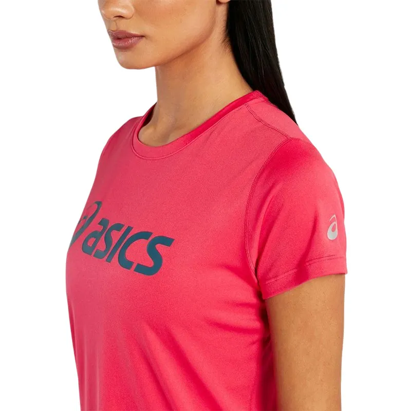 Asics Silver Top Pink Damen T-Shirt