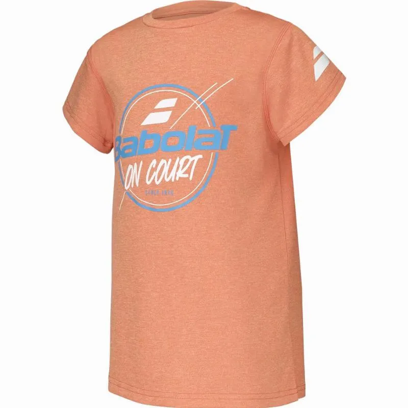 Camiseta Babolat Übung Grafik Naranja Junior
