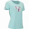 Camiseta Babolat Übungsbotschaft Azul Claro Mujer