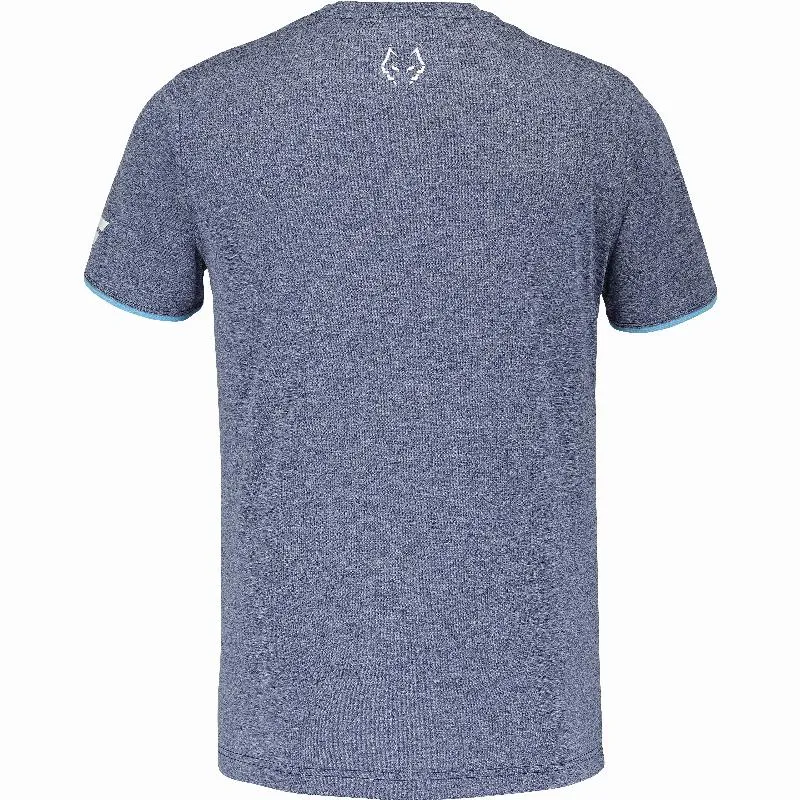 Camiseta Babolat Juan Lebron Azul Branco