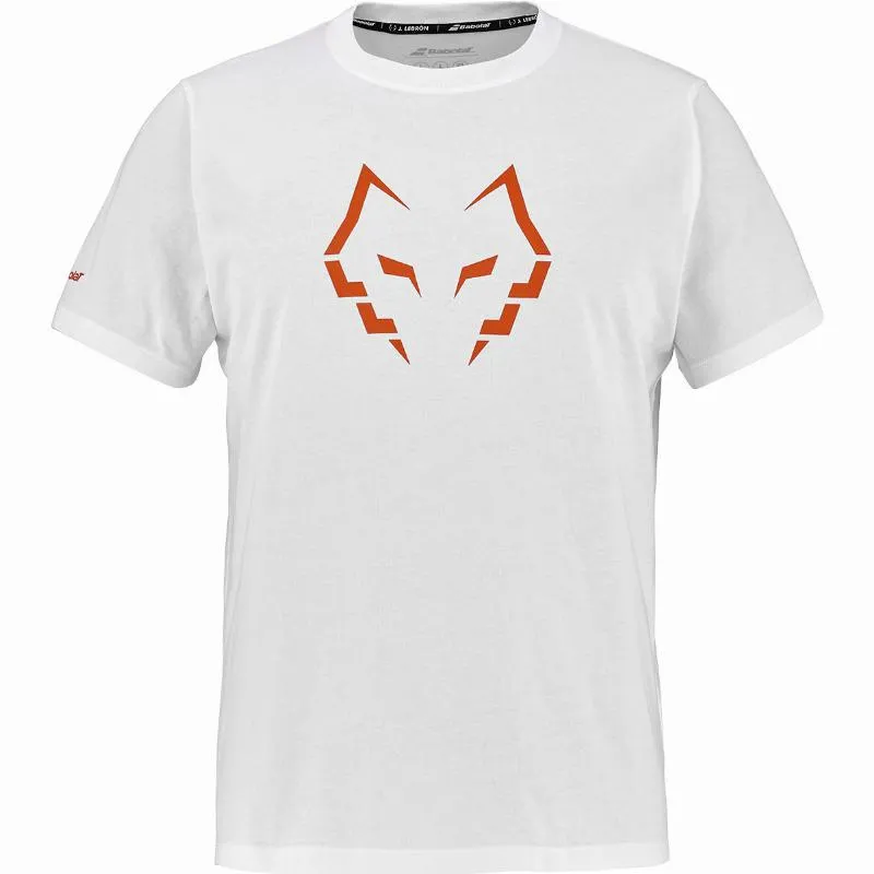 Babolat Juan Lebron Camiseta Laranja Branca