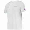 Camiseta Babolat Juan Lebron Branco Rosa