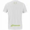 Camiseta Babolat Juan Lebron Crew Neck Blanco
