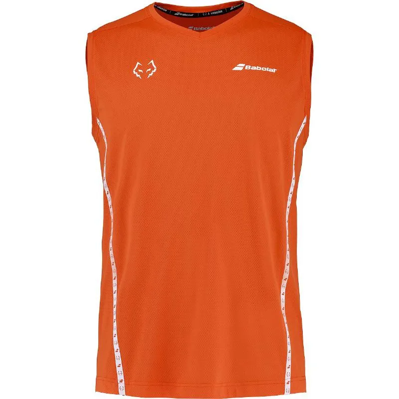 Camiseta Laranja Babolat Juan Lebron