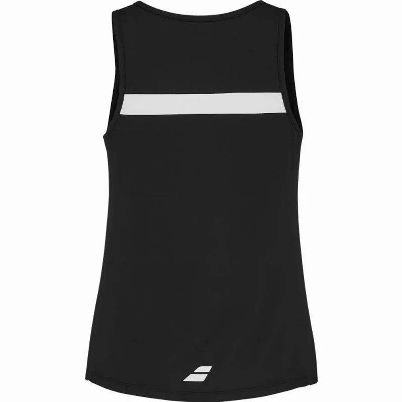 Camiseta Babolat Padel Negro Mujer